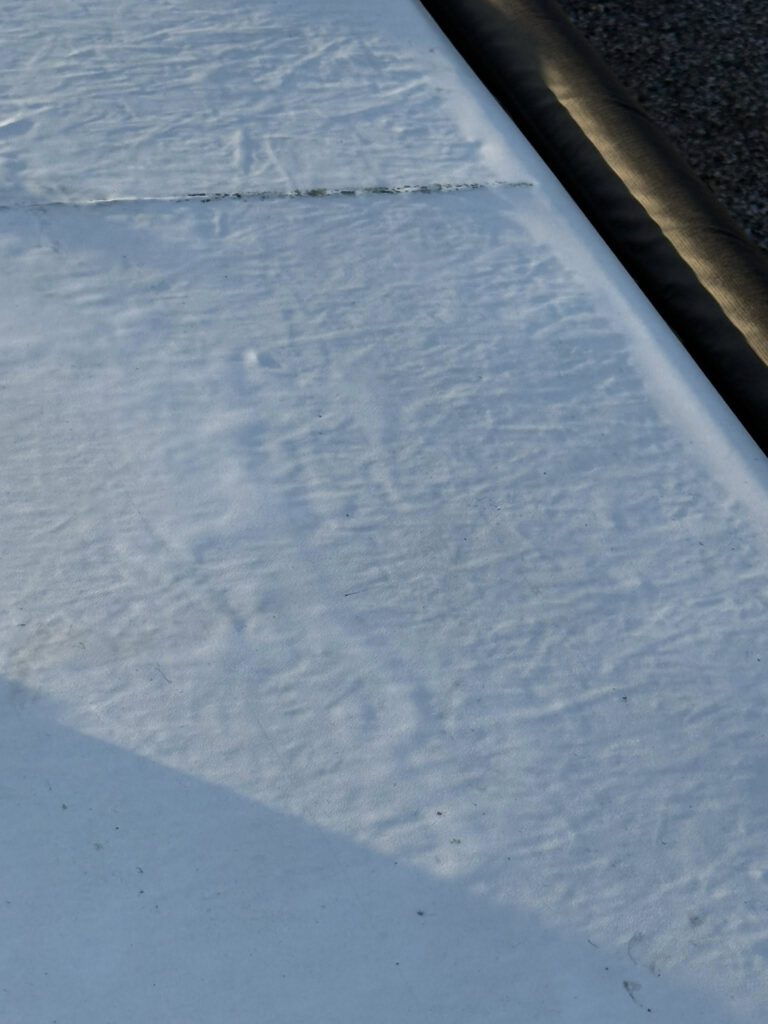 When an RV Roof is Over-Glued: What It Means and Why It Looks So Bad