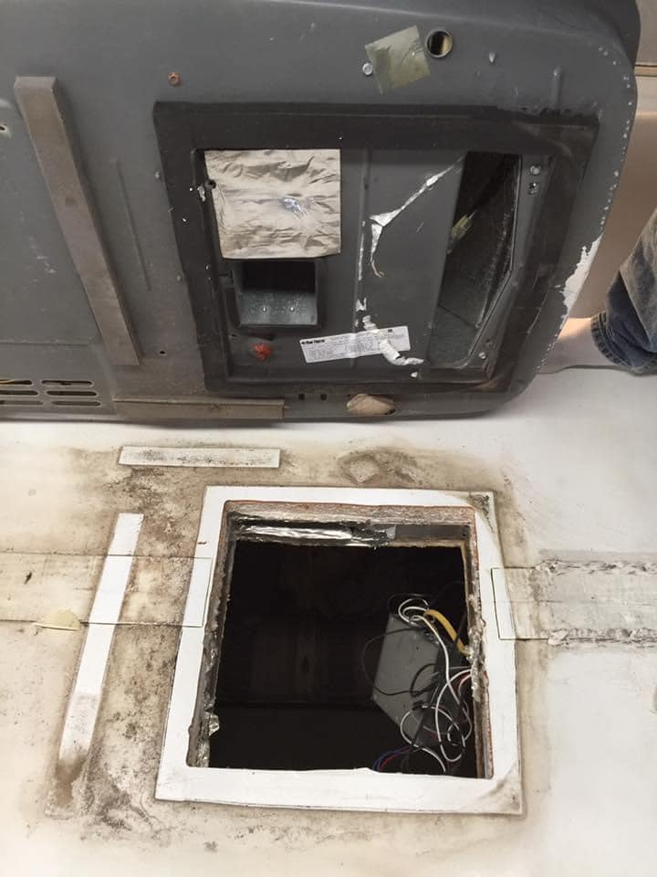 Roof Air Conditioner Gasket Replacement