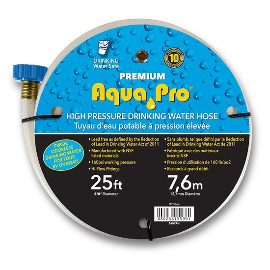 RV Drinking Water Hoses Aqua Pro – Safe, Lead-Free Fresh Water