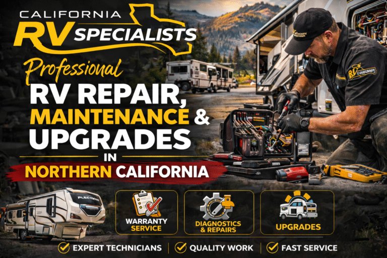 Professional RV Repair, Maintenance & Upgrades in Northern California