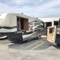 5th Wheel - Bedroom Slide Out Floor Damage.