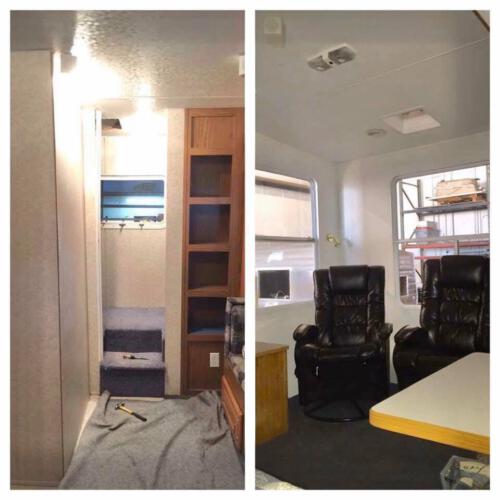 5th Wheel - Remodel bunk to open floor plan. 