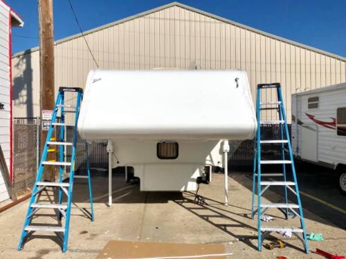 Lance Camper - Front Cap Replacement.