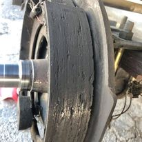Brake Linings Cracking.